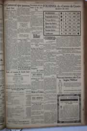 Página do jornal Correio do Ceará de março de 1933