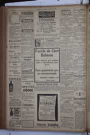 Página do jornal Correio do Ceará de março de 1933