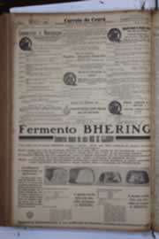 Página do jornal Correio do Ceará de março de 1933