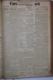 Página do jornal Correio do Ceará de março de 1933