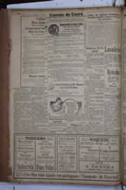 Página do jornal Correio do Ceará de março de 1933