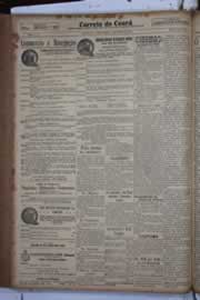 Página do jornal Correio do Ceará de março de 1933