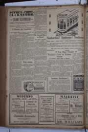 Página do jornal Correio do Ceará de março de 1933