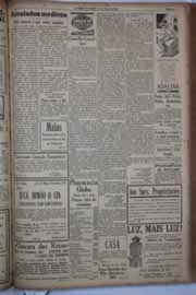Página do jornal Correio do Ceará de março de 1933