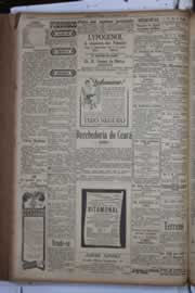 Página do jornal Correio do Ceará de março de 1933