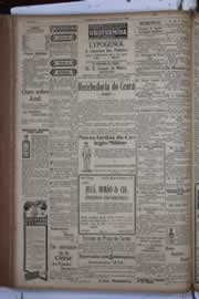 Página do jornal Correio do Ceará de março de 1933