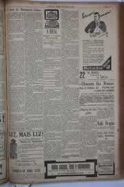 Página do jornal Correio do Ceará de março de 1933