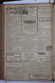 Página do jornal Correio do Ceará de março de 1933