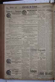 Página do jornal Correio do Ceará de março de 1933