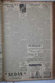 Página do jornal Correio do Ceará de março de 1933