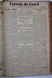 Página do jornal Correio do Ceará de março de 1933