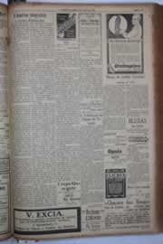Página do jornal Correio do Ceará de março de 1933