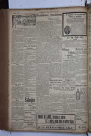 Página do jornal Correio do Ceará de março de 1933