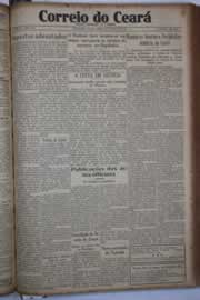 Página do jornal Correio do Ceará de março de 1933