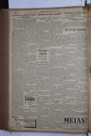 Página do jornal Correio do Ceará de março de 1933