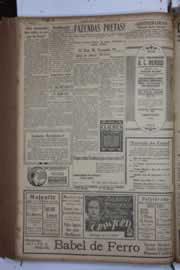 Página do jornal Correio do Ceará de março de 1933