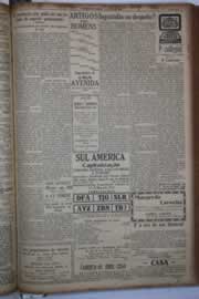 Página do jornal Correio do Ceará de abril de 1933
