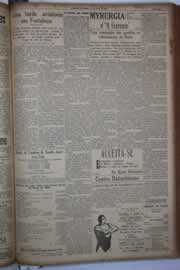 Página do jornal Correio do Ceará de abril de 1933