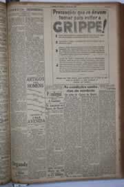 Página do jornal Correio do Ceará de abril de 1933