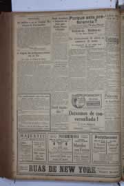 Página do jornal Correio do Ceará de abril de 1933