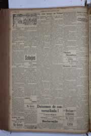 Página do jornal Correio do Ceará de abril de 1933