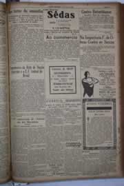 Página do jornal Correio do Ceará de abril de 1933