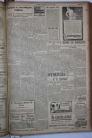 Página do jornal Correio do Ceará de abril de 1933