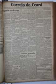 Página do jornal Correio do Ceará de abril de 1933