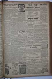 Página do jornal Correio do Ceará de abril de 1933