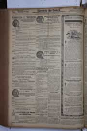 Página do jornal Correio do Ceará de abril de 1933