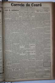 Página do jornal Correio do Ceará de abril de 1933
