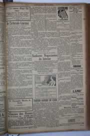 Página do jornal Correio do Ceará de abril de 1933
