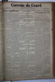 Página do jornal Correio do Ceará de abril de 1933