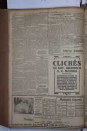 Página do jornal Correio do Ceará de abril de 1933