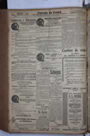 Página do jornal Correio do Ceará de abril de 1933