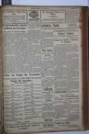 Página do jornal Correio do Ceará de maio de 1933