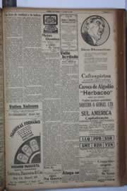 Página do jornal Correio do Ceará de maio de 1933