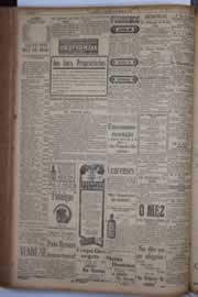Página do jornal Correio do Ceará de maio de 1933