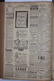 Página do jornal Correio do Ceará de maio de 1933