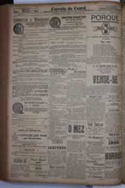 Página do jornal Correio do Ceará de maio de 1933