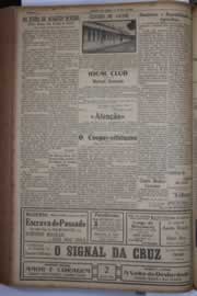 Página do jornal Correio do Ceará de maio de 1933