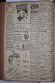 Página do jornal Correio do Ceará de maio de 1933