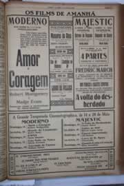 Página do jornal Correio do Ceará de maio de 1933