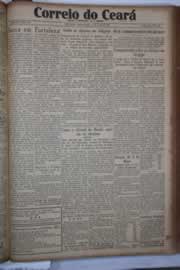 Página do jornal Correio do Ceará de maio de 1933