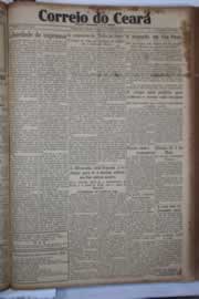 Página do jornal Correio do Ceará de maio de 1933