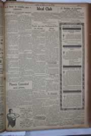 Página do jornal Correio do Ceará de maio de 1933