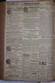 Página do jornal Correio do Ceará de maio de 1933