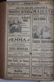 Página do jornal Correio do Ceará de maio de 1933