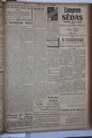 Página do jornal Correio do Ceará de maio de 1933