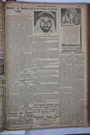 Página do jornal Correio do Ceará de maio de 1933